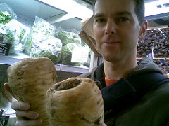 Richard and parsnips
