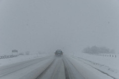 Driving to Jackson from Big Sky