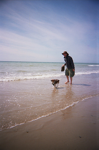 Richard and Skitters at Lancing