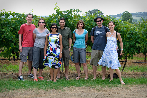 Group shot: Richard, Me, Mitul, Ash, Lisa, Jono, Anna