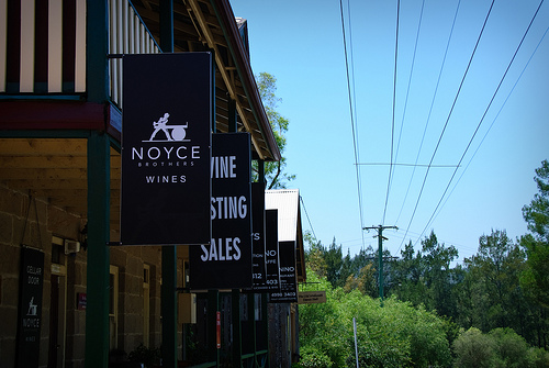 Wine sales signs