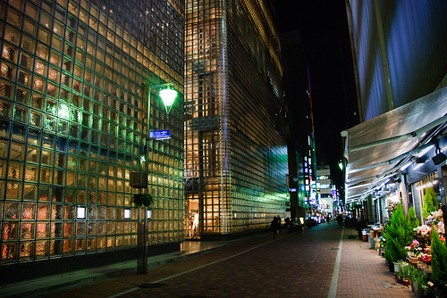 Ginza at night