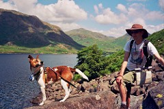 One man and his dog: at Wastwater