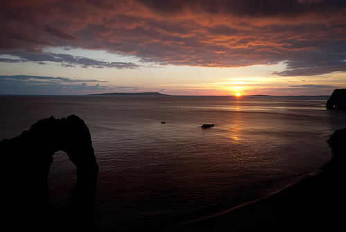 Sunset at Durdle Door