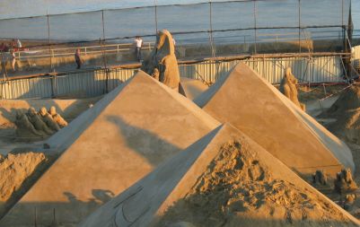 pyramids of sand