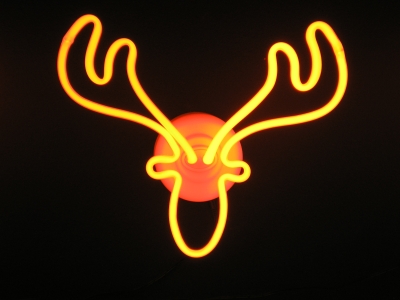 Red reindeer