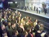 The queue at Farringdon Station for the ThamesLink
