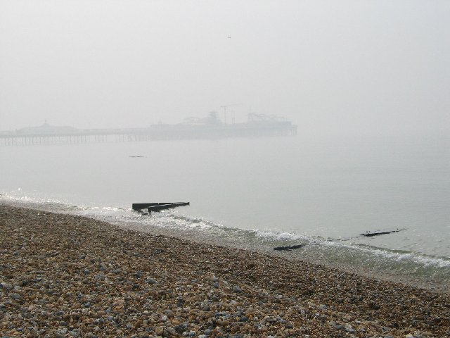 Palace Pier through the haze