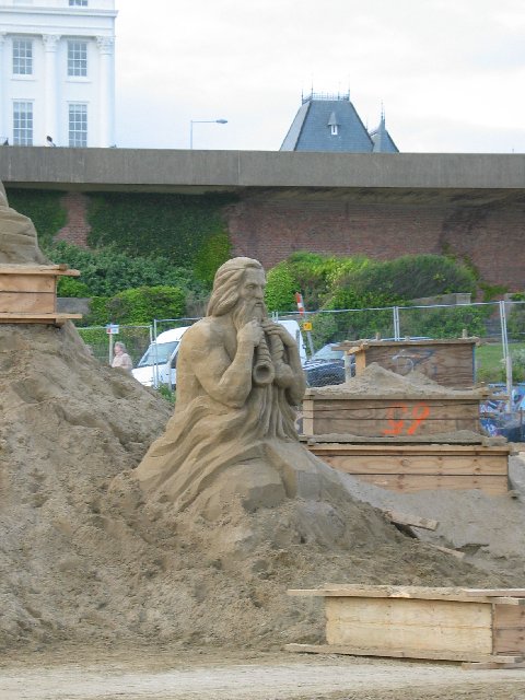 Roman Sand Sculpture In Progress II