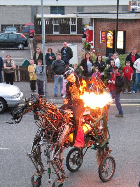 Fire breathing horse V