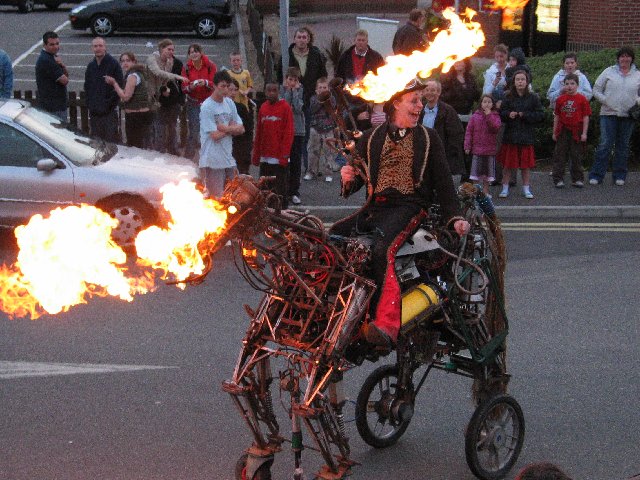 Fire breathing horse VII