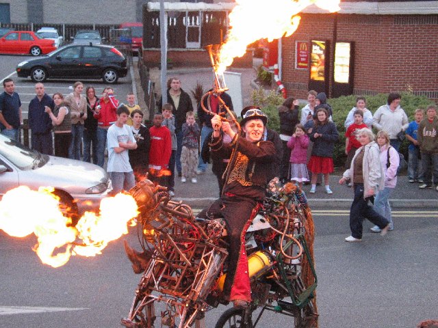 Fire breathing horse VIII