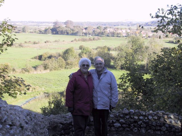 Mum and Dad at Bramber Castle