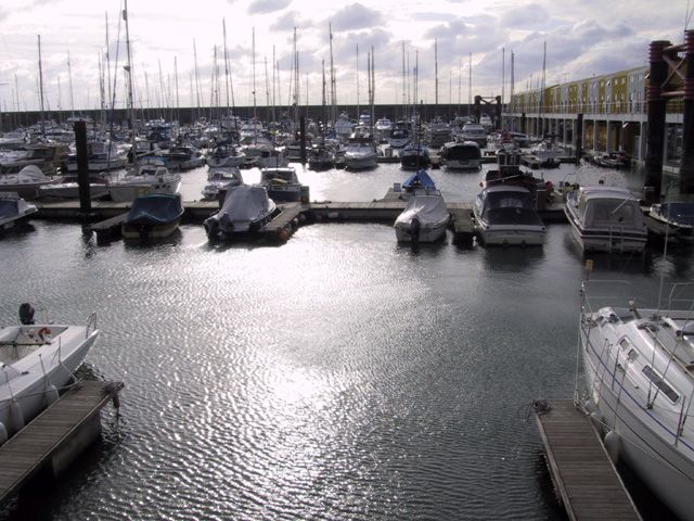 The Marina in sunlight