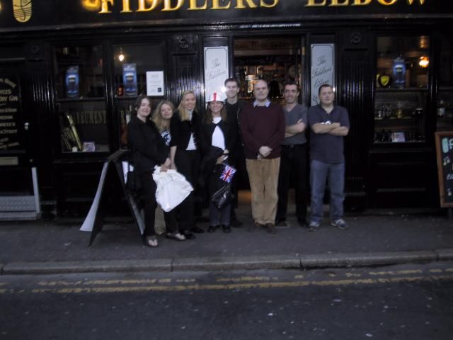 Outside the Fiddlers Elbow