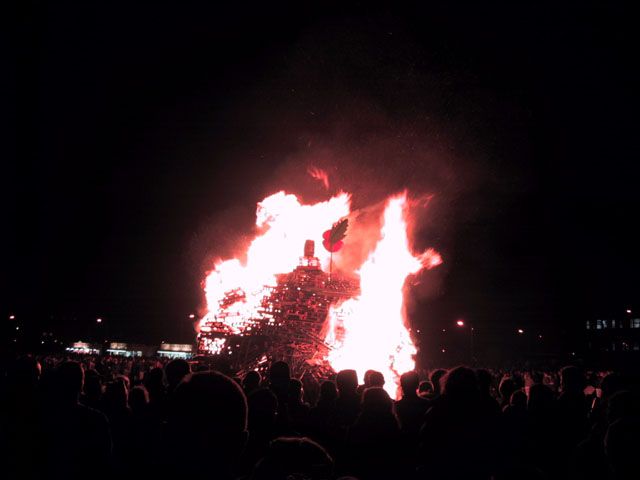 Waterloo bonfire