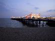 Palace Pier and the moon