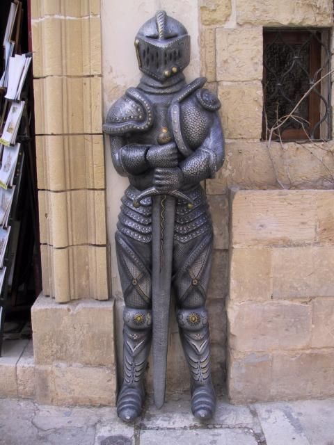 Suit of armour in Mdina