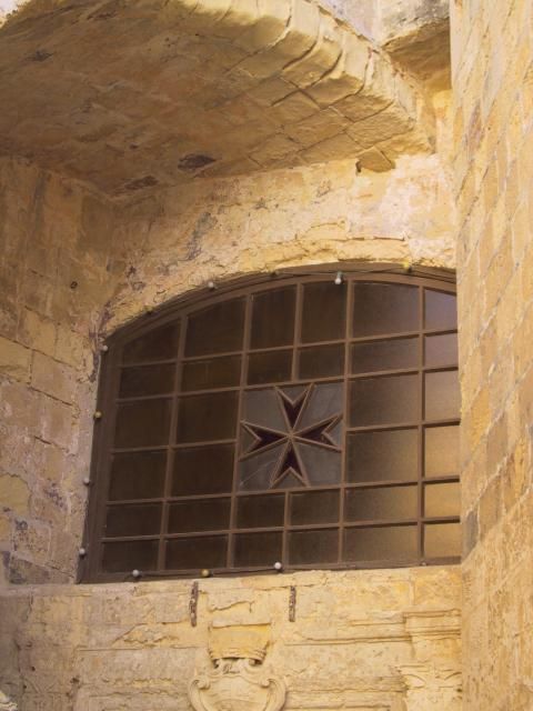 The window of the chapel at the Fort