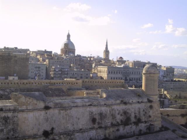 View from the top of St Elmos Fort