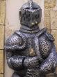 A close up on the suit of armour